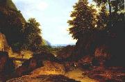 unknow artist Valley with Travellers oil painting reproduction